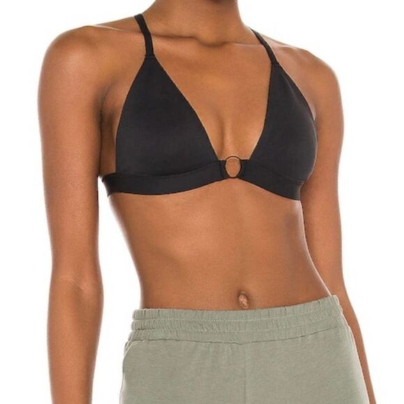 FREE PEOPLE NWT Oh Scuba Bralette Black Small - Picture 3 of 9